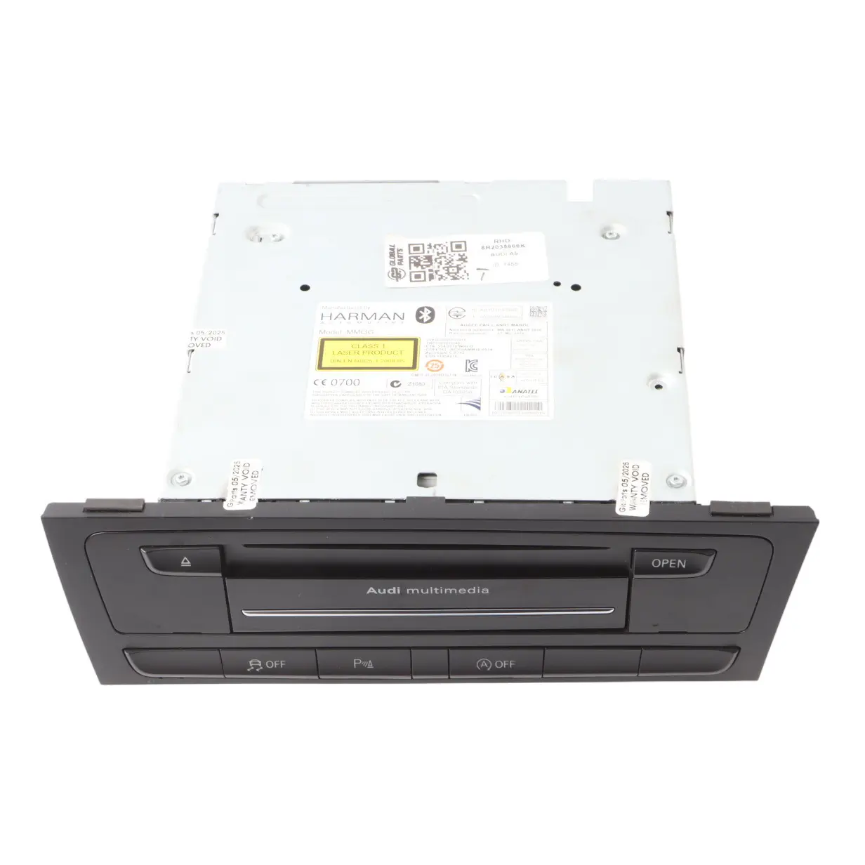 Audi A5 8T Multimedia Sat Nav MMI 3G Radio Player Unit Harman 8R2035666K