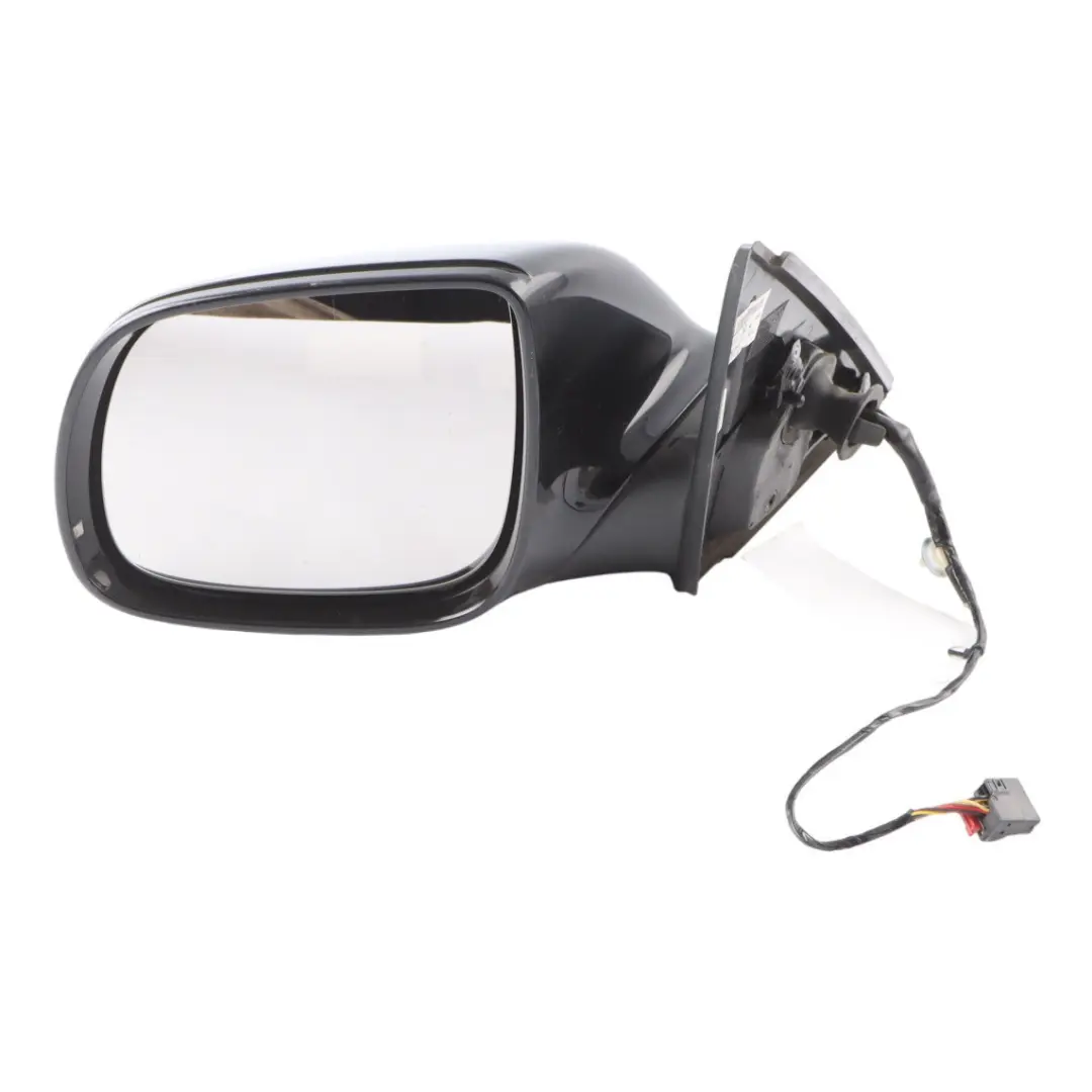 Audi Q5 8R Electric Mirror Wing Glass Left N/S Brilliant Black Metallic - Y9B