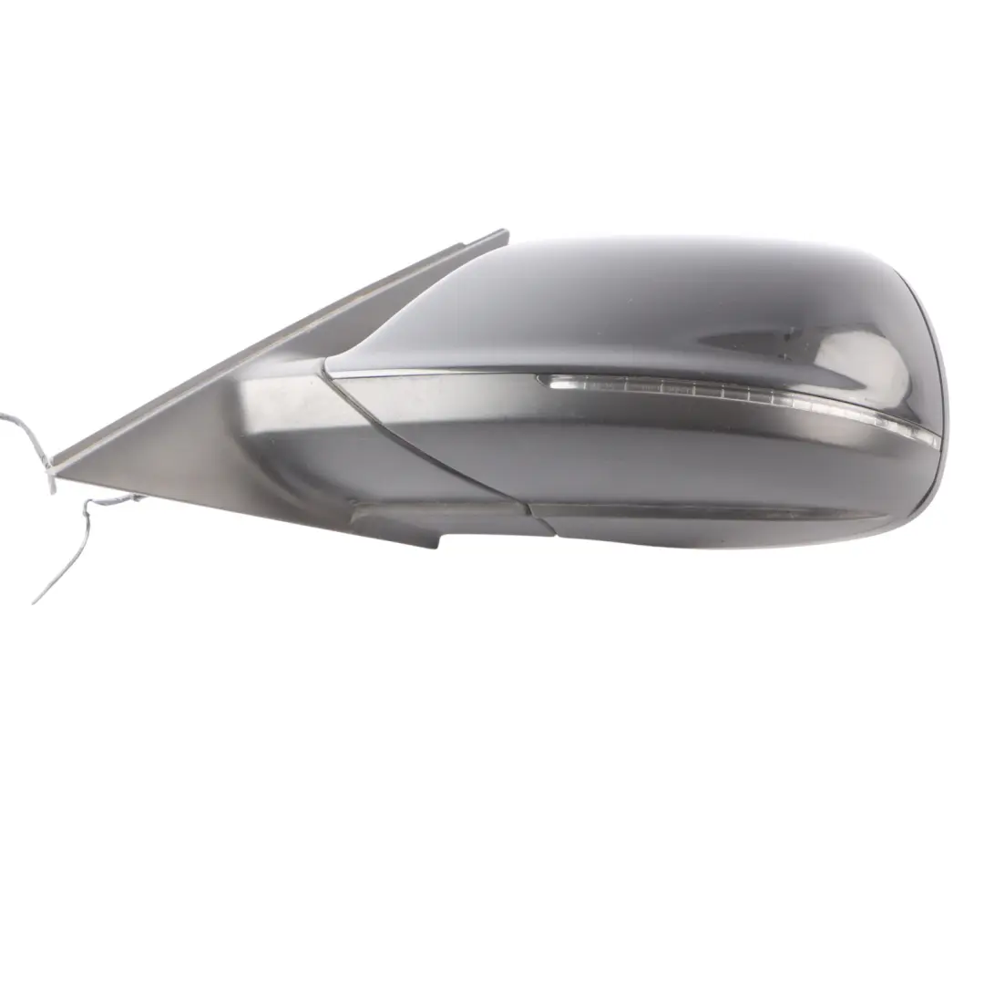 Audi Q5 8R Electric Mirror Wing Glass Left N/S Brilliant Black Metallic - Y9B