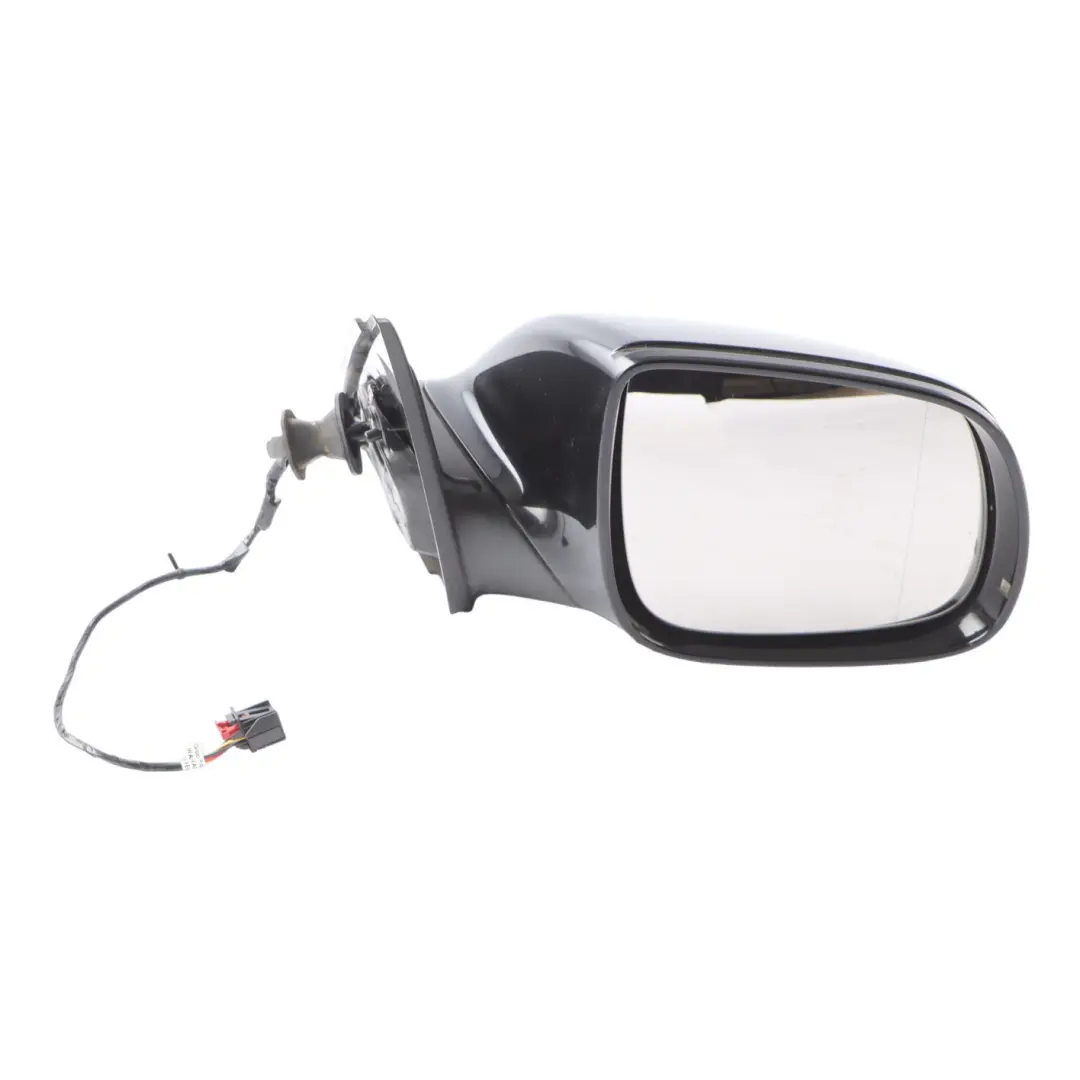 Audi Q5 8R Electric Mirror Wing Glass Right O/S Brilliant Black Metallic - Y9B