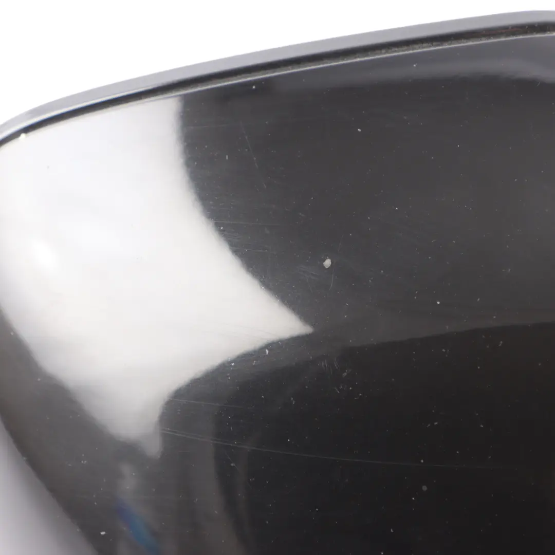 Audi Q5 8R Electric Mirror Wing Glass Right O/S Brilliant Black Metallic - Y9B