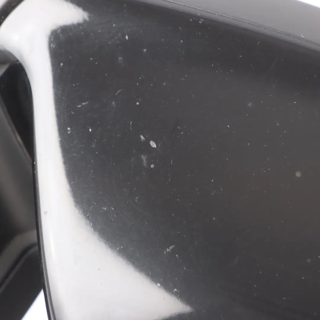 Audi Q5 8R Electric Mirror Wing Glass Right O/S Brilliant Black Metallic - Y9B