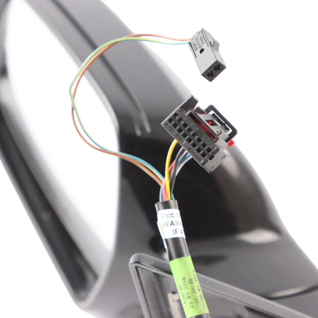 Audi A5 8T Front Mirror Wing Door Electric Left N/S Black 8T2857409AF