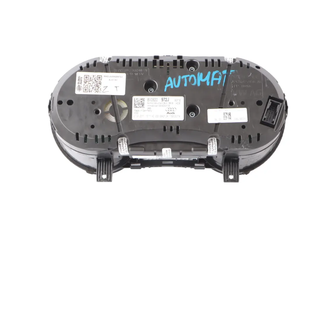 Instrument Cluster Audi A3 8V Petrol Speedometer Clocks Automatic 8V0920972J