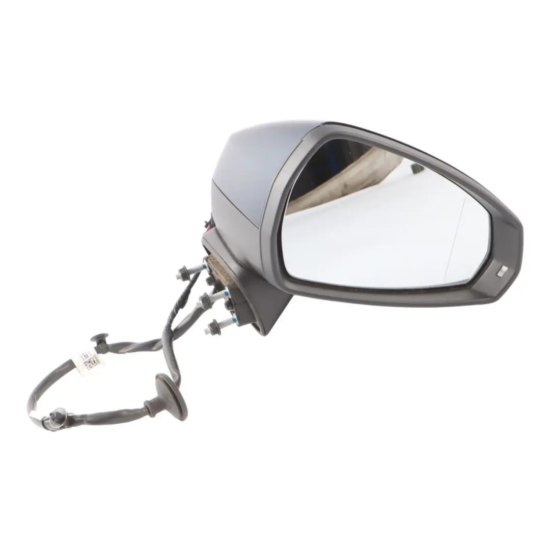 Audi A3 8V Door Wing Mirror Front Right O/S Cosmos Blue Metallic-X5 E8V2857410F