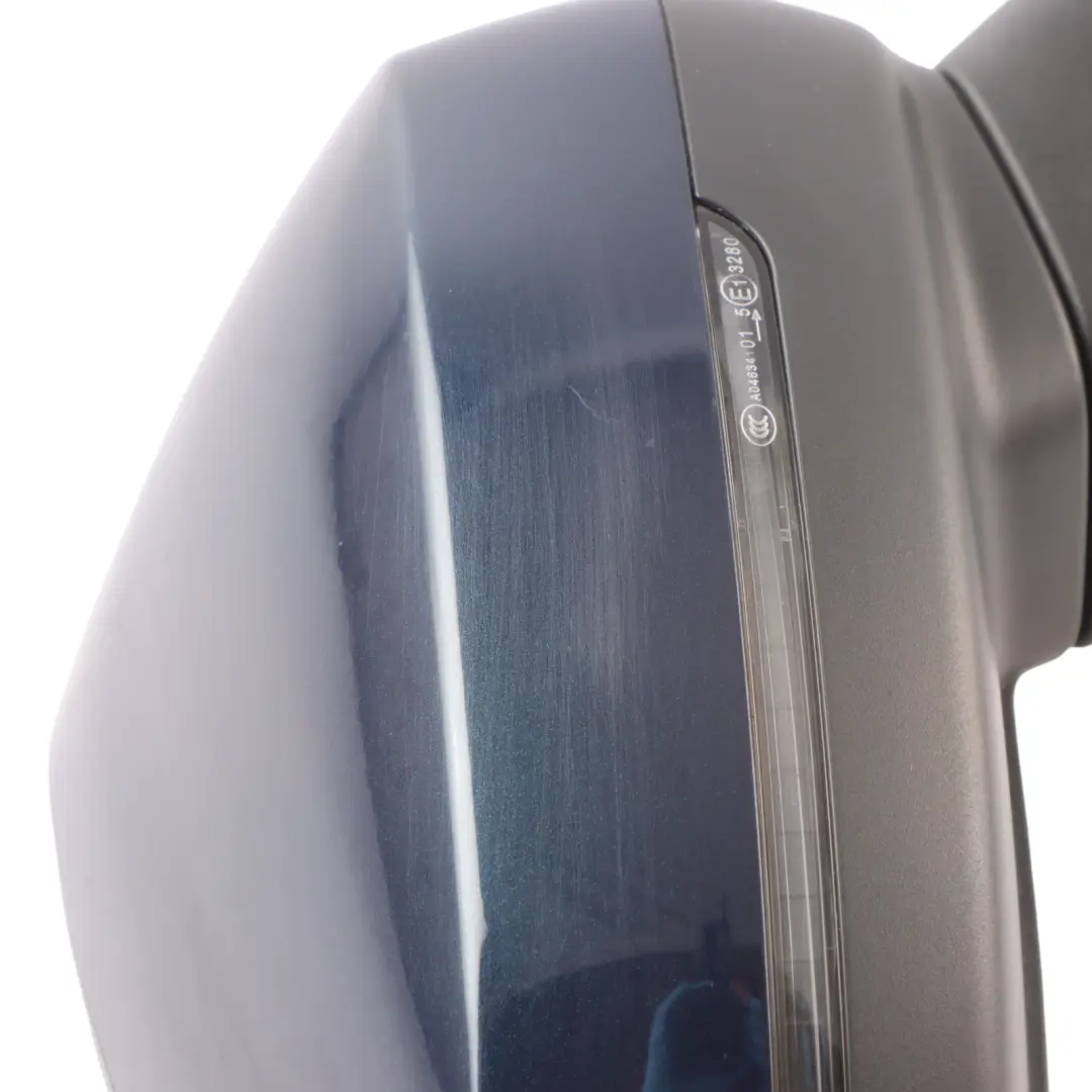 Audi A3 8V Door Wing Mirror Front Right O/S Cosmos Blue Metallic-X5 E8V2857410F