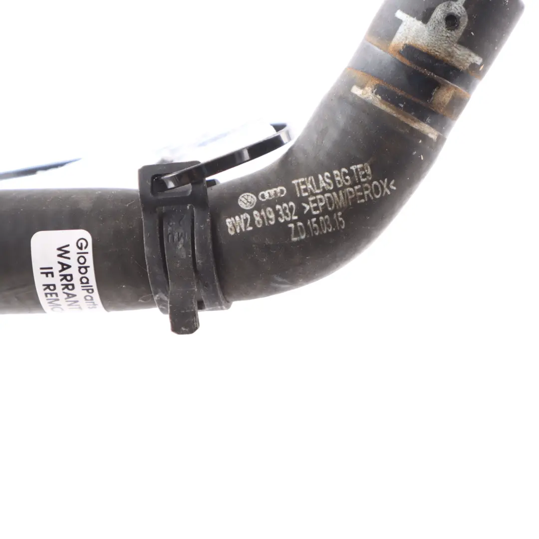Audi A4 B9 A5 F5 Engine Cooling Water Coolant Water Hose Pipe Line 8W2819332