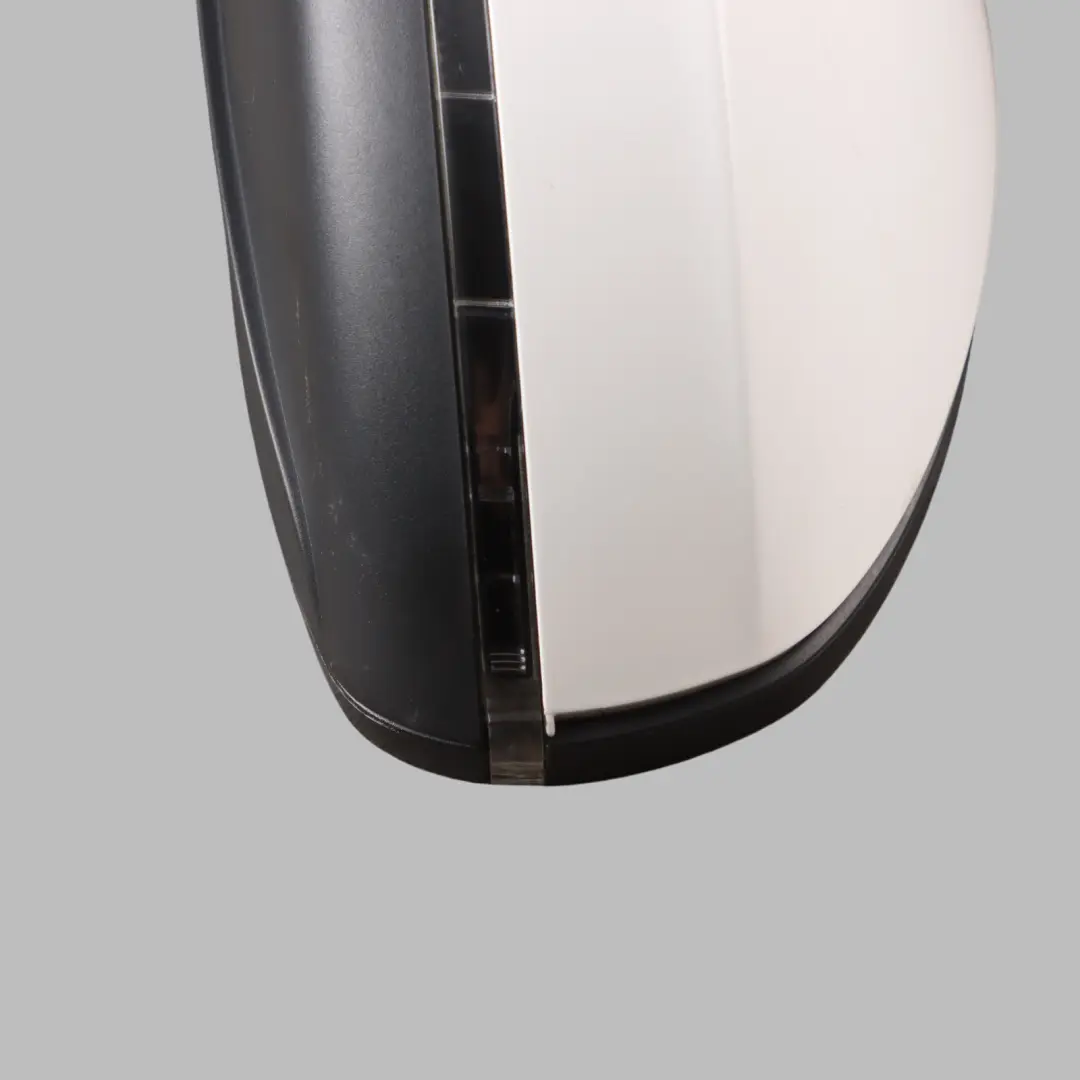 Audi A1 8X Left N/S Electrical Mirror Wing Heated Cortina White - B9A