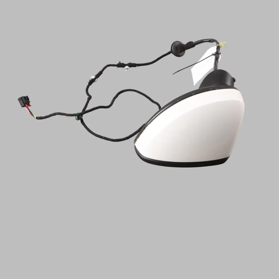 Audi A1 8X Left N/S Electrical Mirror Wing Heated Cortina White - B9A