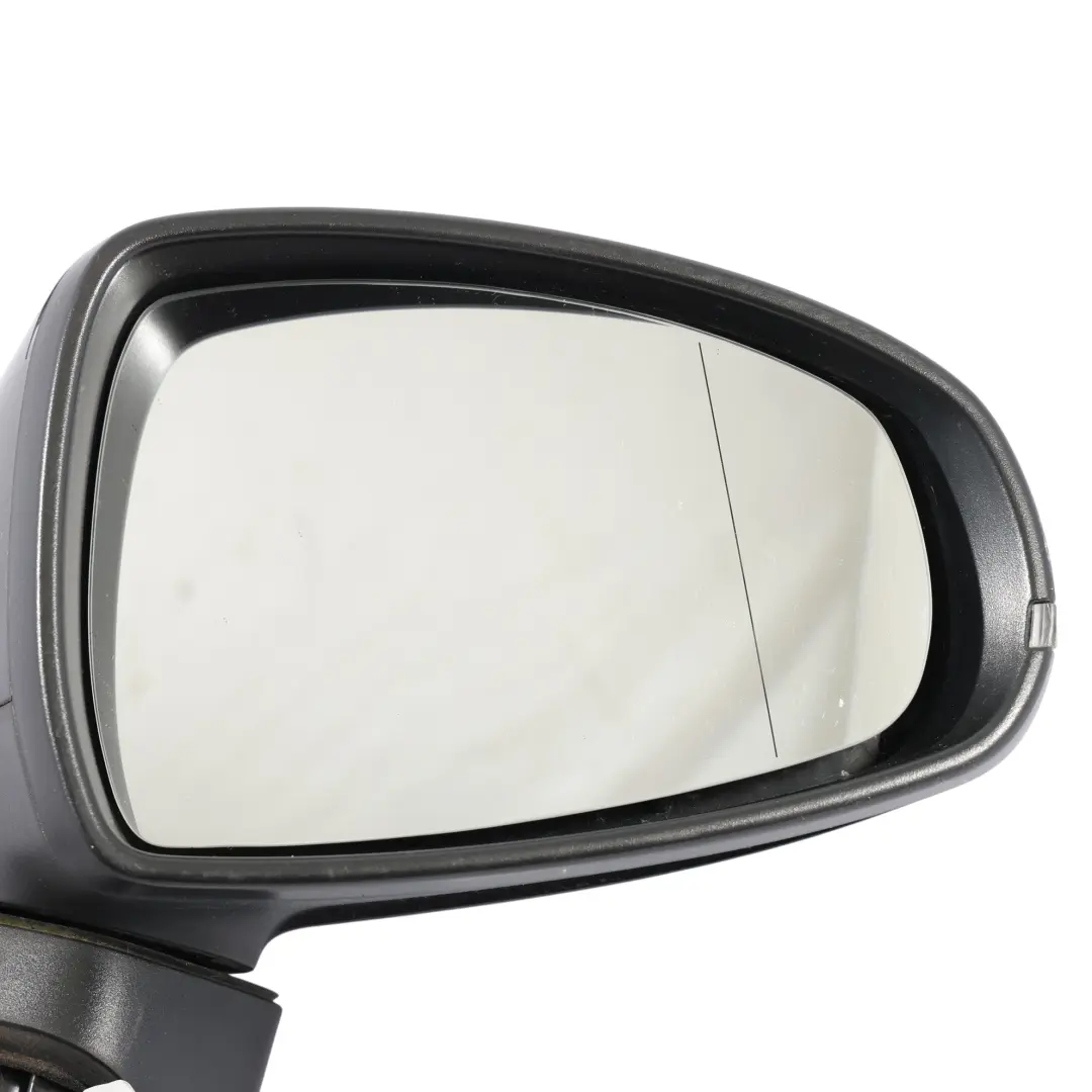 Audi A1 8X Wing Mirror Right O/S Door Electric Brilliant Black Metallic - Y9B