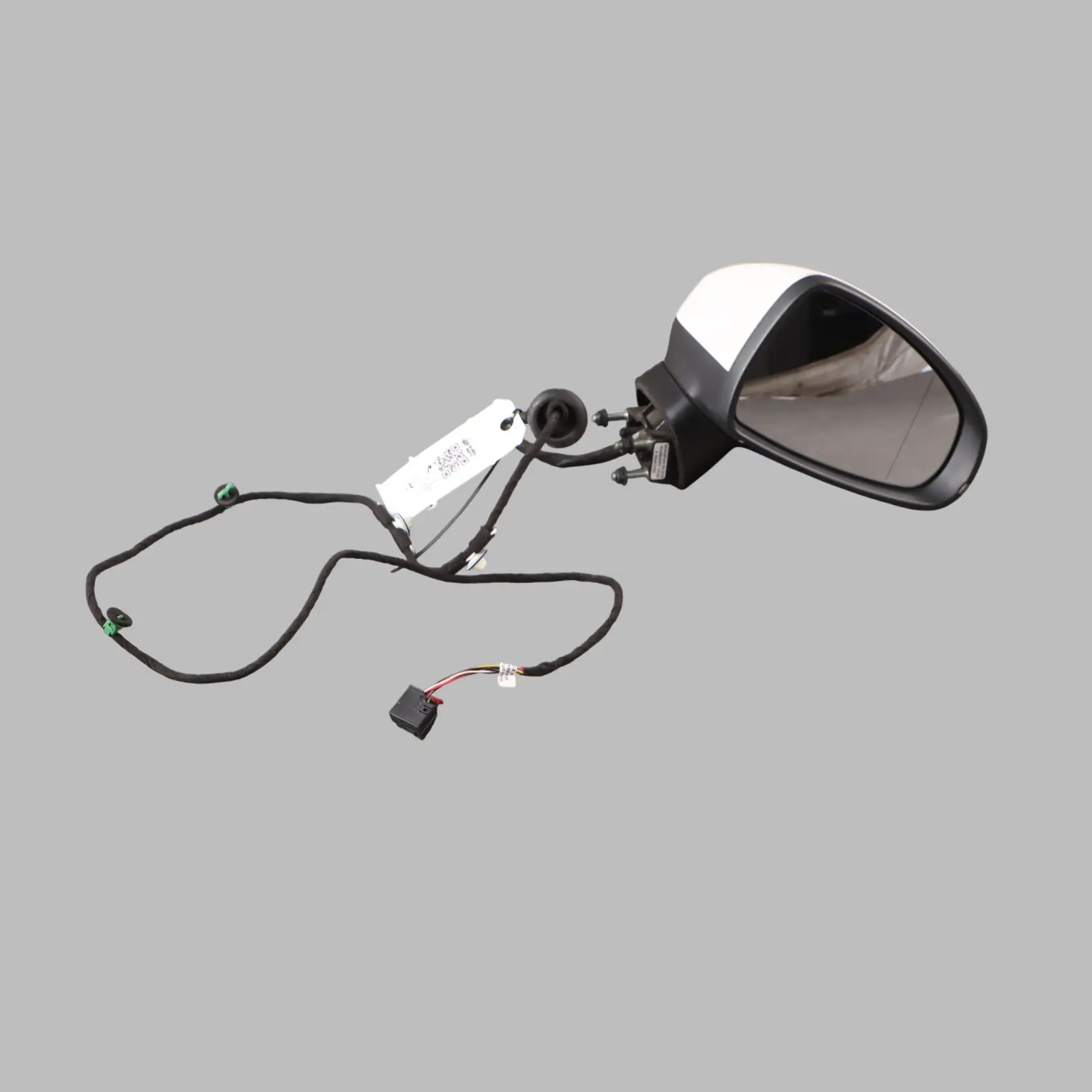 Audi A1 8X Wing Mirror Electrical Heated Right O/S Cortina White - B9A