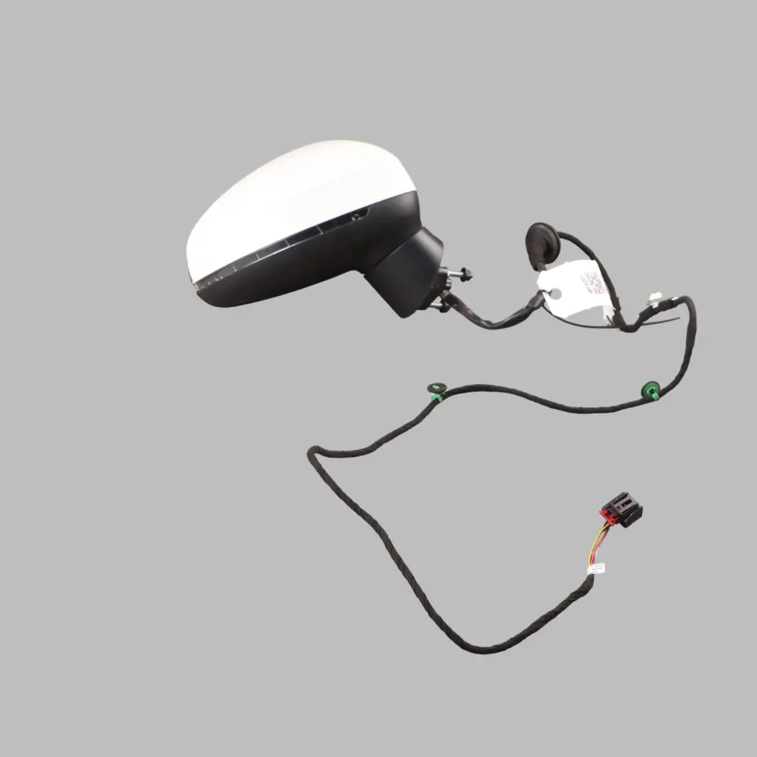 Audi A1 8X Wing Mirror Electrical Heated Right O/S Cortina White - B9A