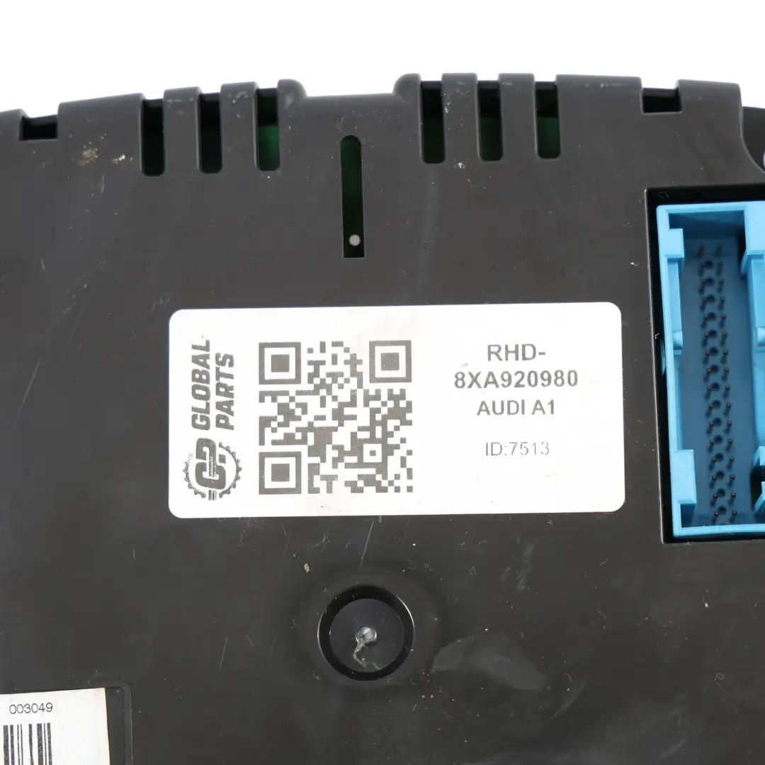 Audi A1 8X Petrol Instrument Cluster Speedo Clocks Meter Manual 8XA920980