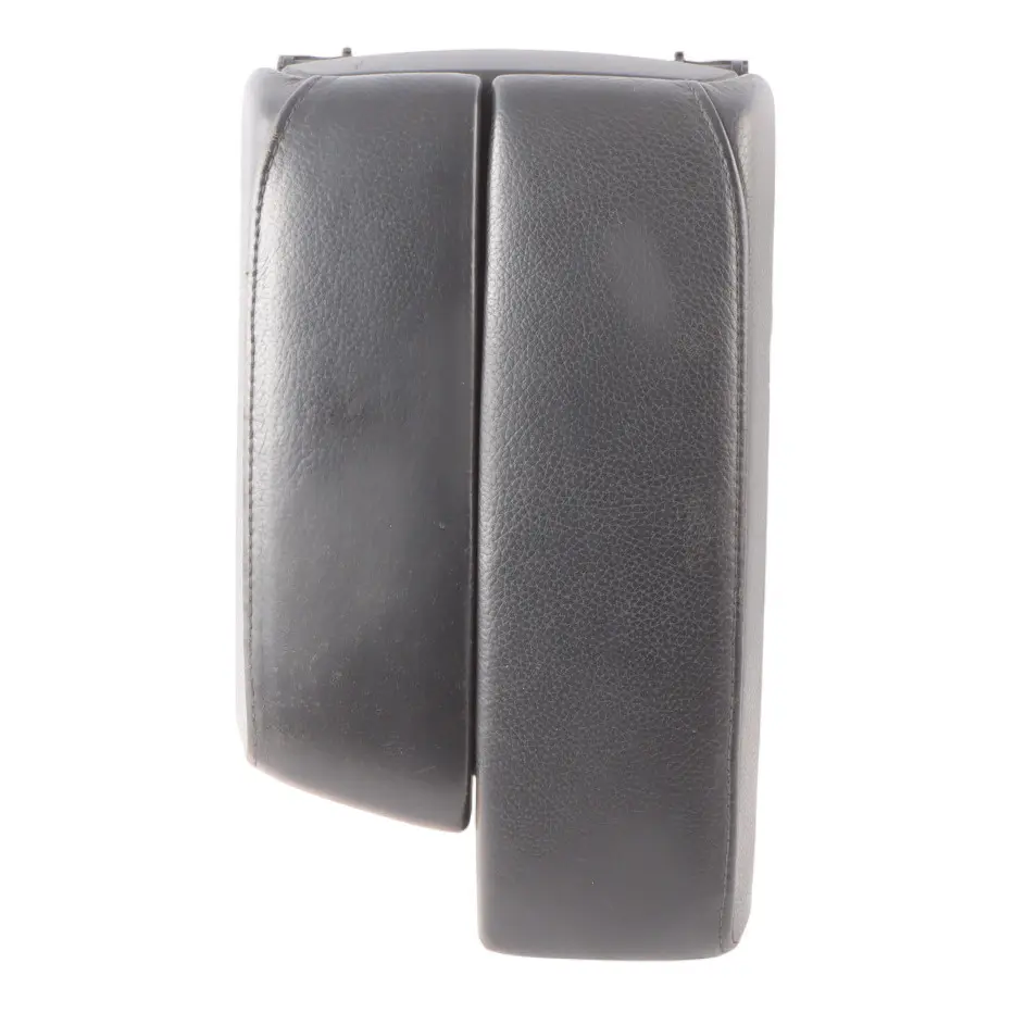 Front Armrest BMW E90 E91 E92 Split Centre Console Arm Rest Cover Leather Black