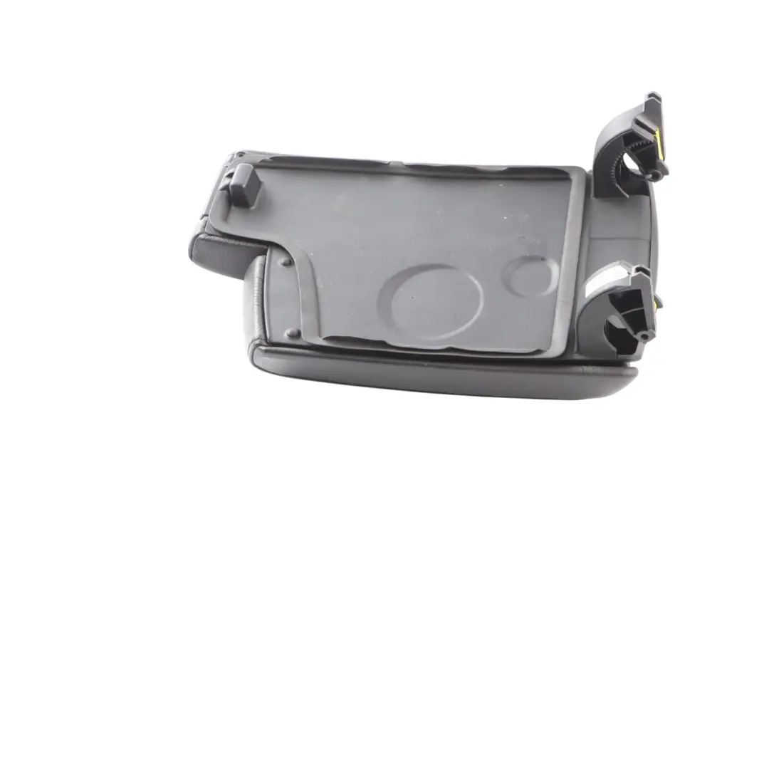 Front Armrest BMW E90 E91 E92 Split Centre Console Arm Rest Cover Leather Black