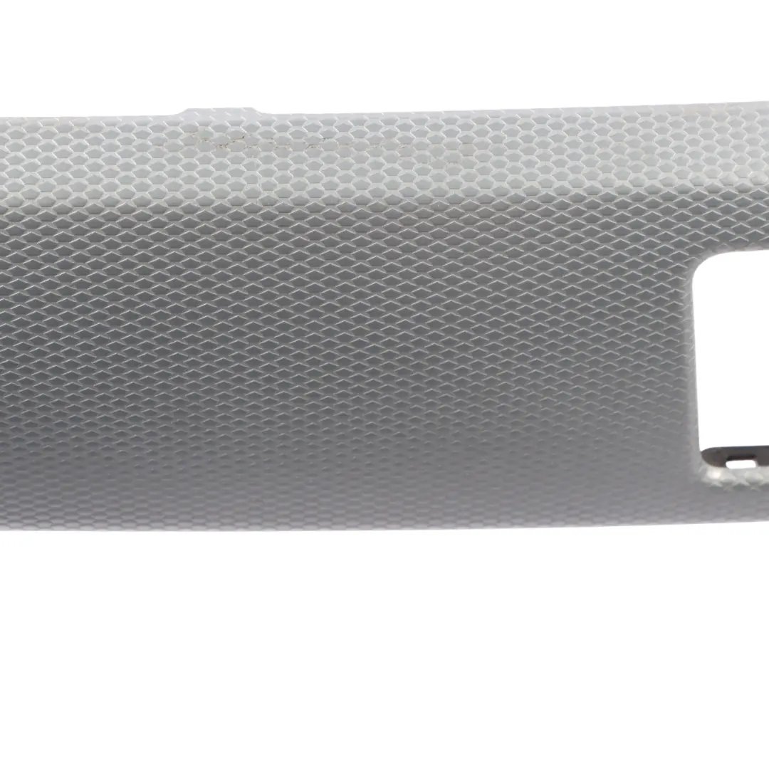 BMW E90 E91 Set Cover Dash Trim Strip Console Aluminium Glacier Silber