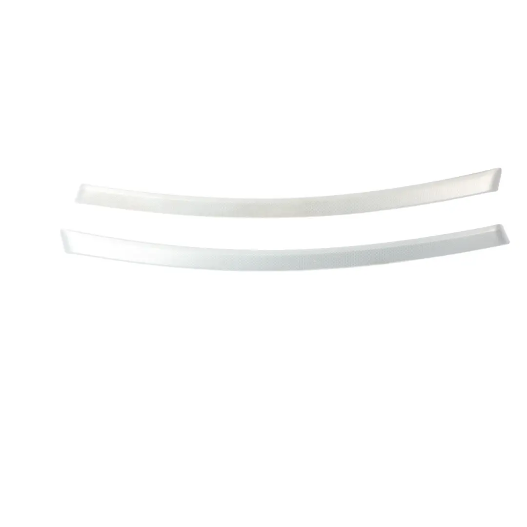 BMW E90 E91 Set Cover Dash Trim Strip Console Aluminium Glacier Silber