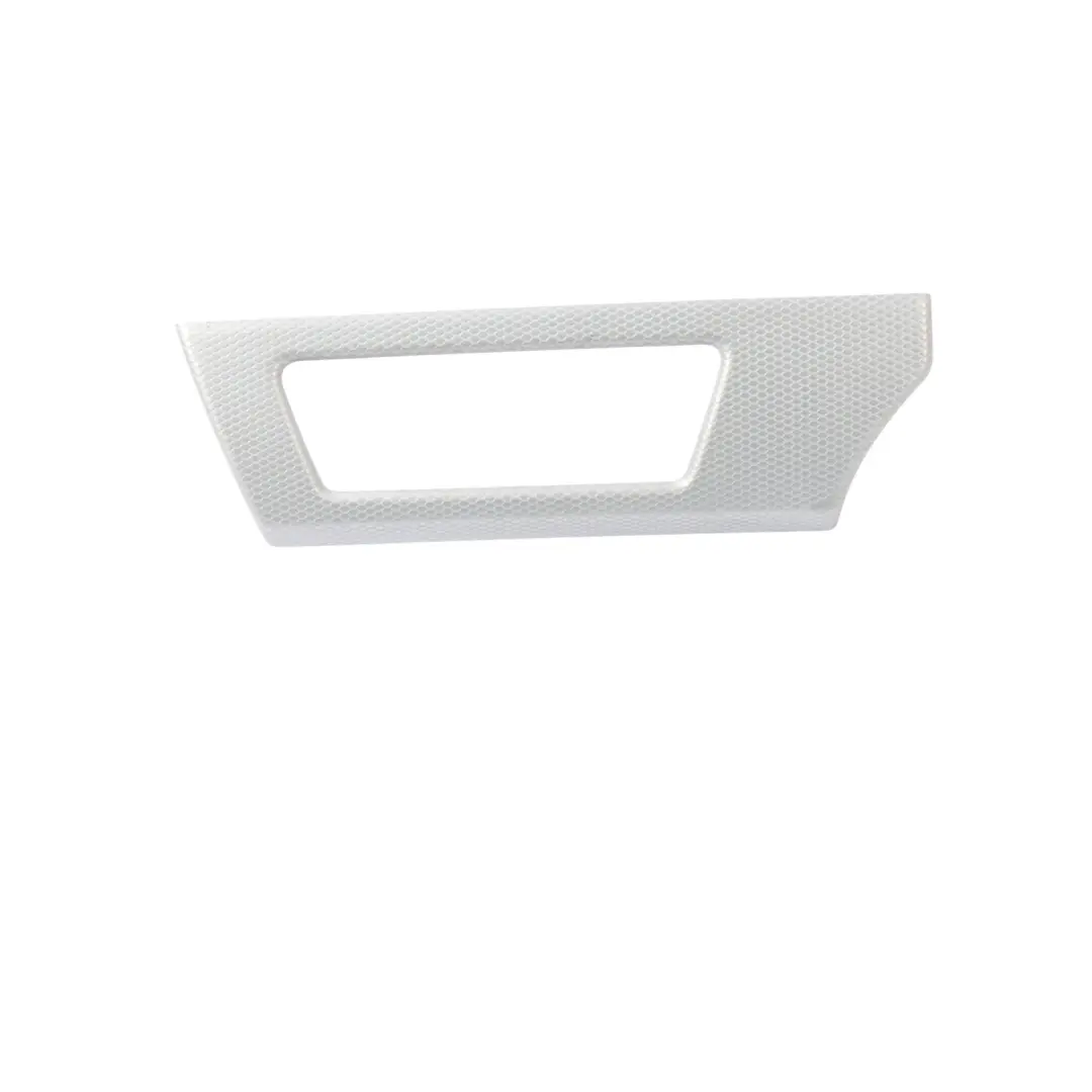 BMW E90 E91 Set Cover Dash Trim Strip Console Aluminium Glacier Silber