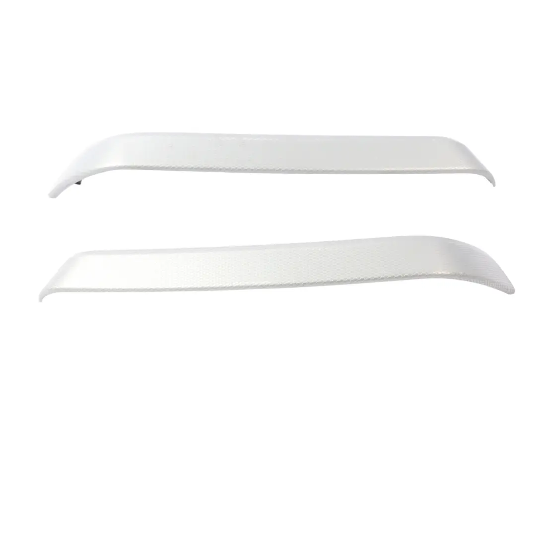 BMW E90 E91 Set Cover Dash Trim Strip Console Aluminium Glacier Silber