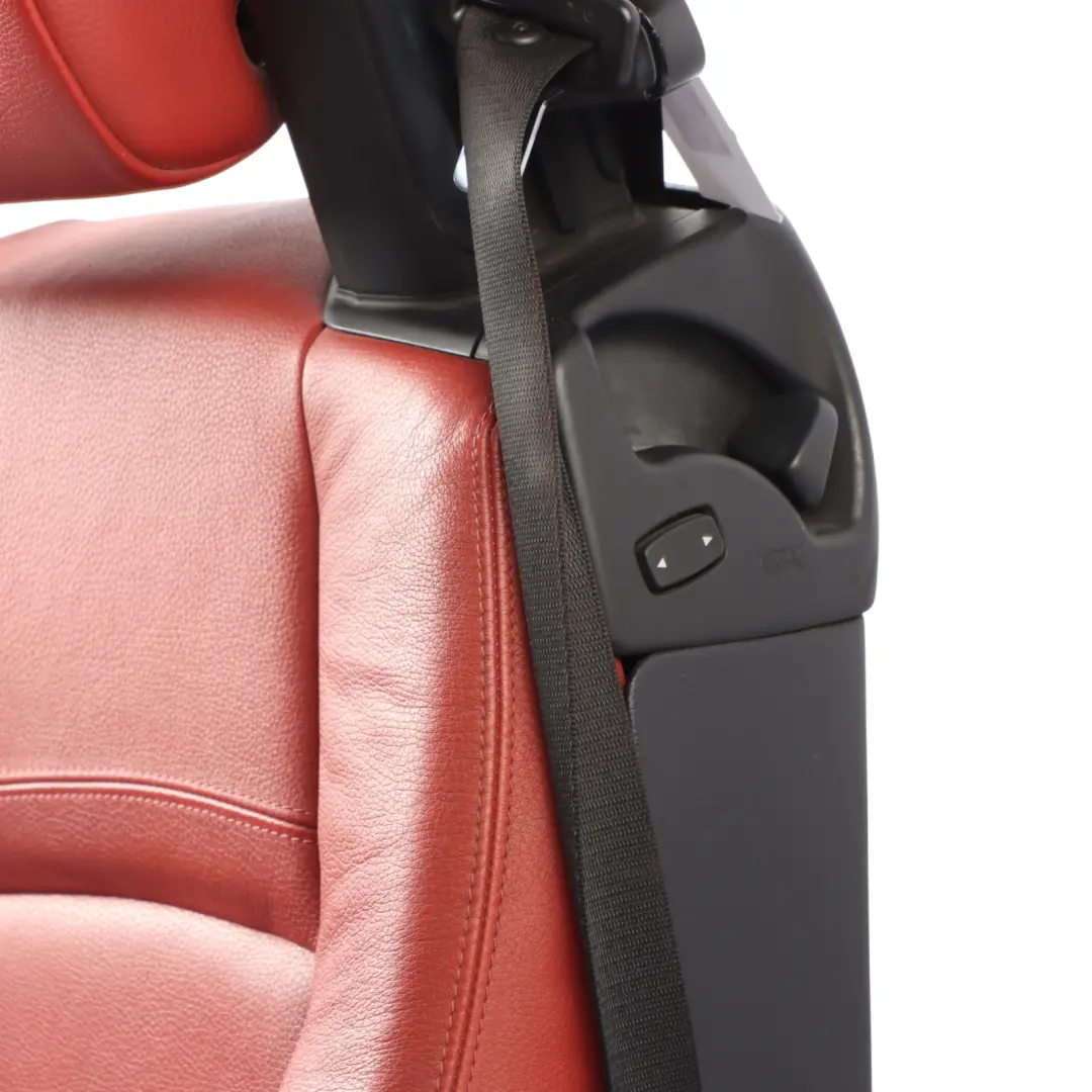 Front Seat BMW E93 Convertible Sport Heated Korall-Red Leather Left N/S Memory
