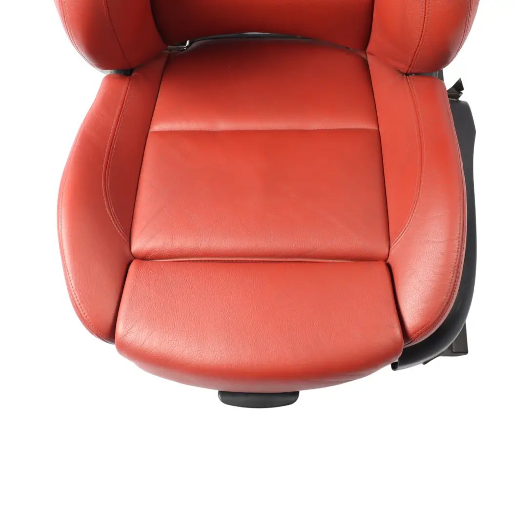 Front Seat BMW E93 Convertible Sport Heated Korall-Red Leather Left N/S Memory