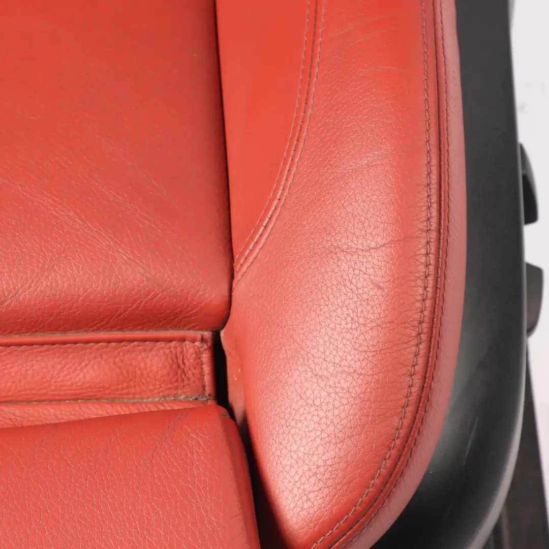 Front Seat BMW E93 Convertible Sport Heated Korall-Red Leather Left N/S Memory