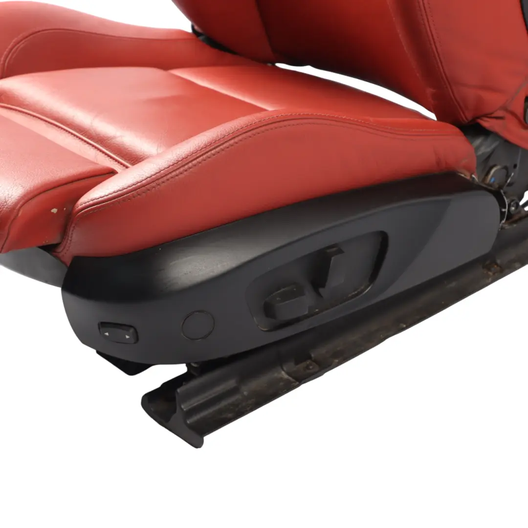 Front Seat BMW E93 Convertible Sport Heated Korall-Red Leather Left N/S Memory