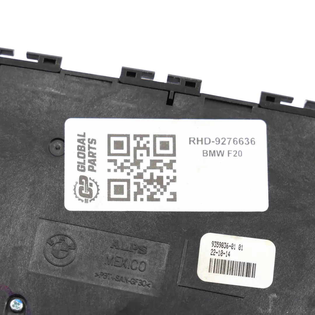 Seat Switch BMW F20 F30 F31 X3 F25 Front Adjustment Memory Right O/S 9276630