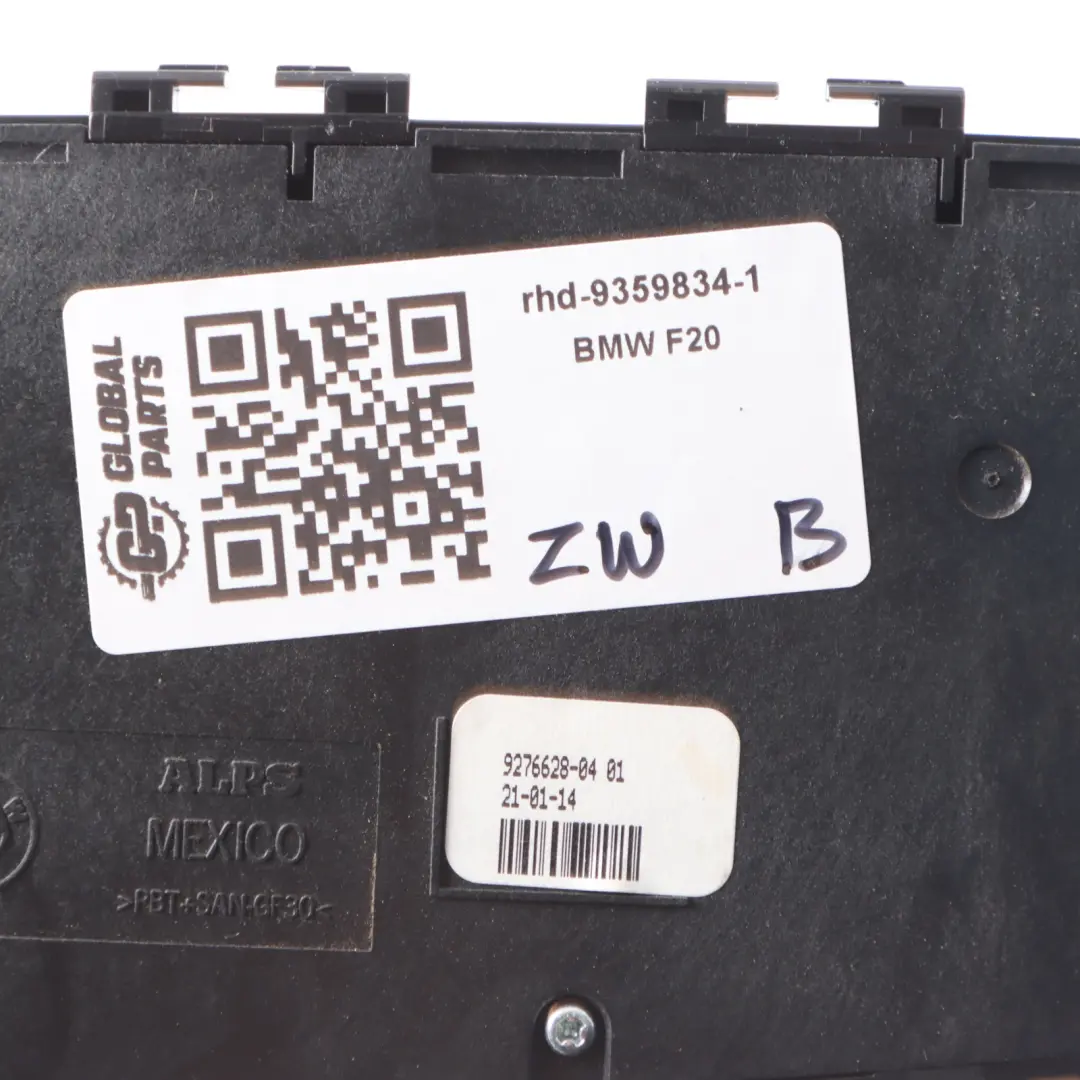 Seat Sport Switch BMW F20 F30 F31 X3 F25 Driver's O/S Adjustment Memory 9359834