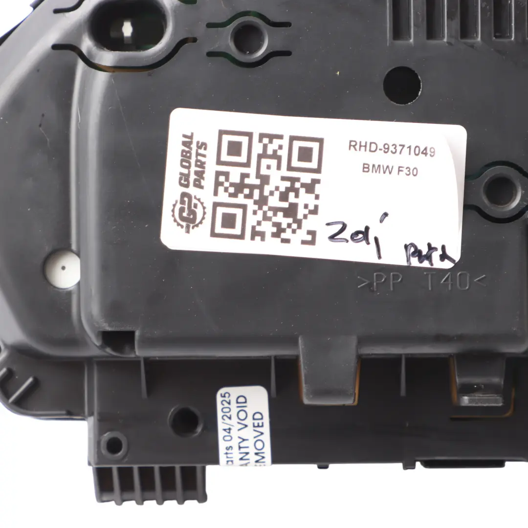 Instrument Cluster BMW F30 F31 Diesel Speedo Clocks Automatic MPH 9371049