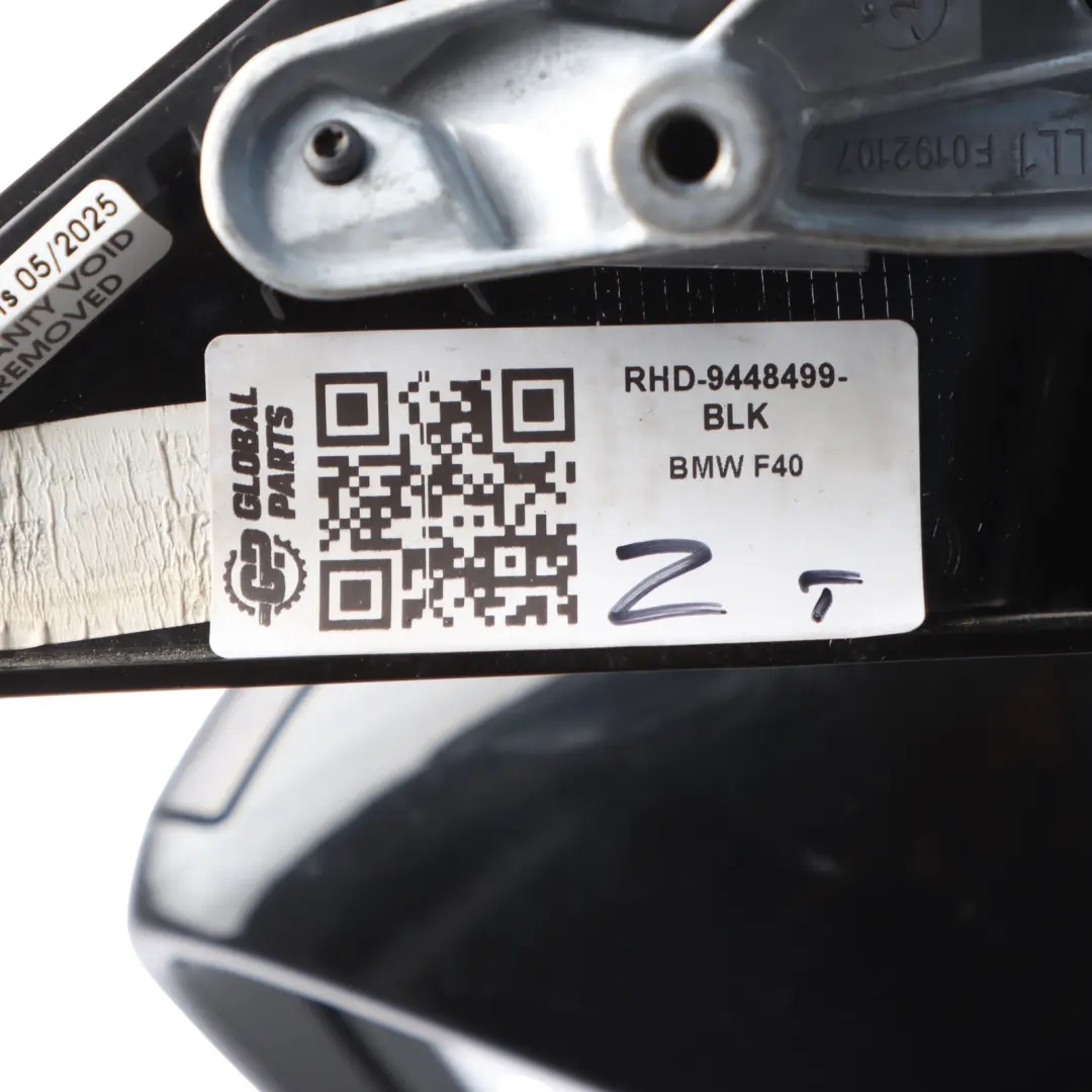 BMW F40 Wing Mirror Left N/S Shadow Line Heated Black 9448499
