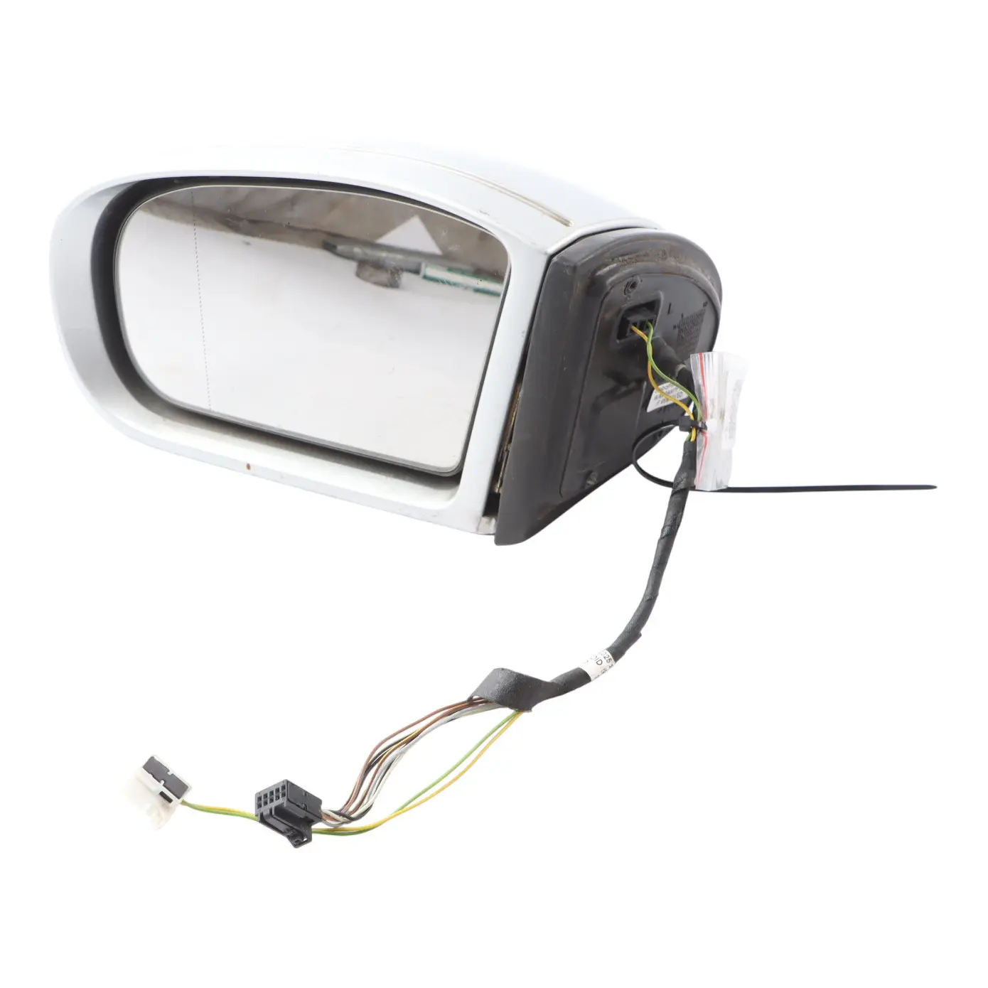 Mercedes W203 Wing Mirror Auto Dip Foldable Door Left N/S Brilliant Silver 9744