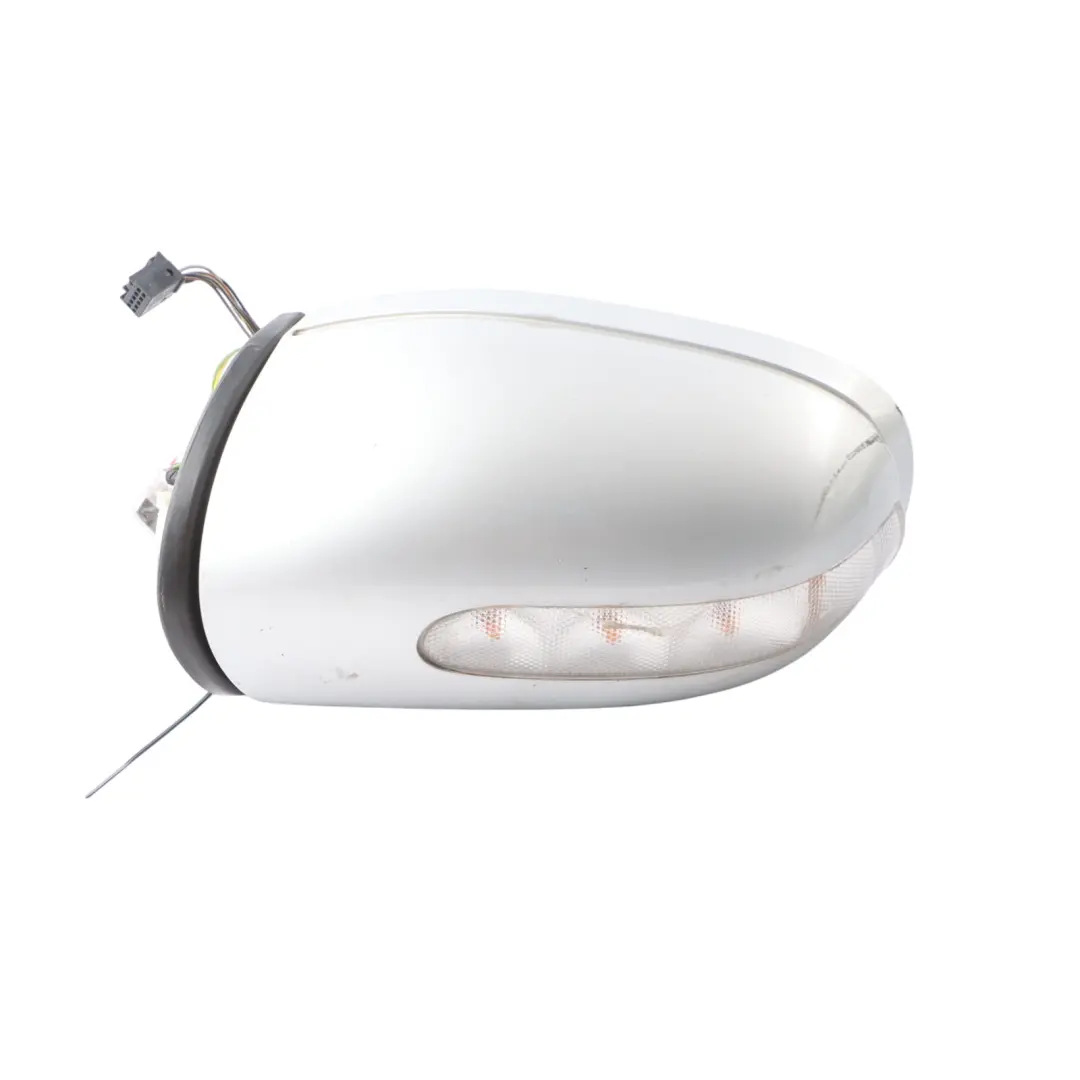 Mercedes W203 Wing Mirror Auto Dip Foldable Door Left N/S Brilliant Silver 9744