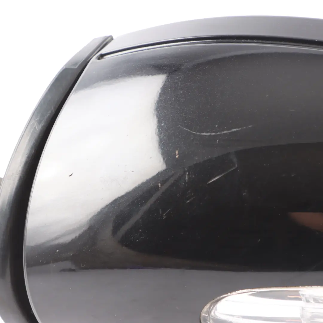 Mercedes W203 Wing Mirror Power Fold Door Left N/S Obsidian Black Metallic - 197
