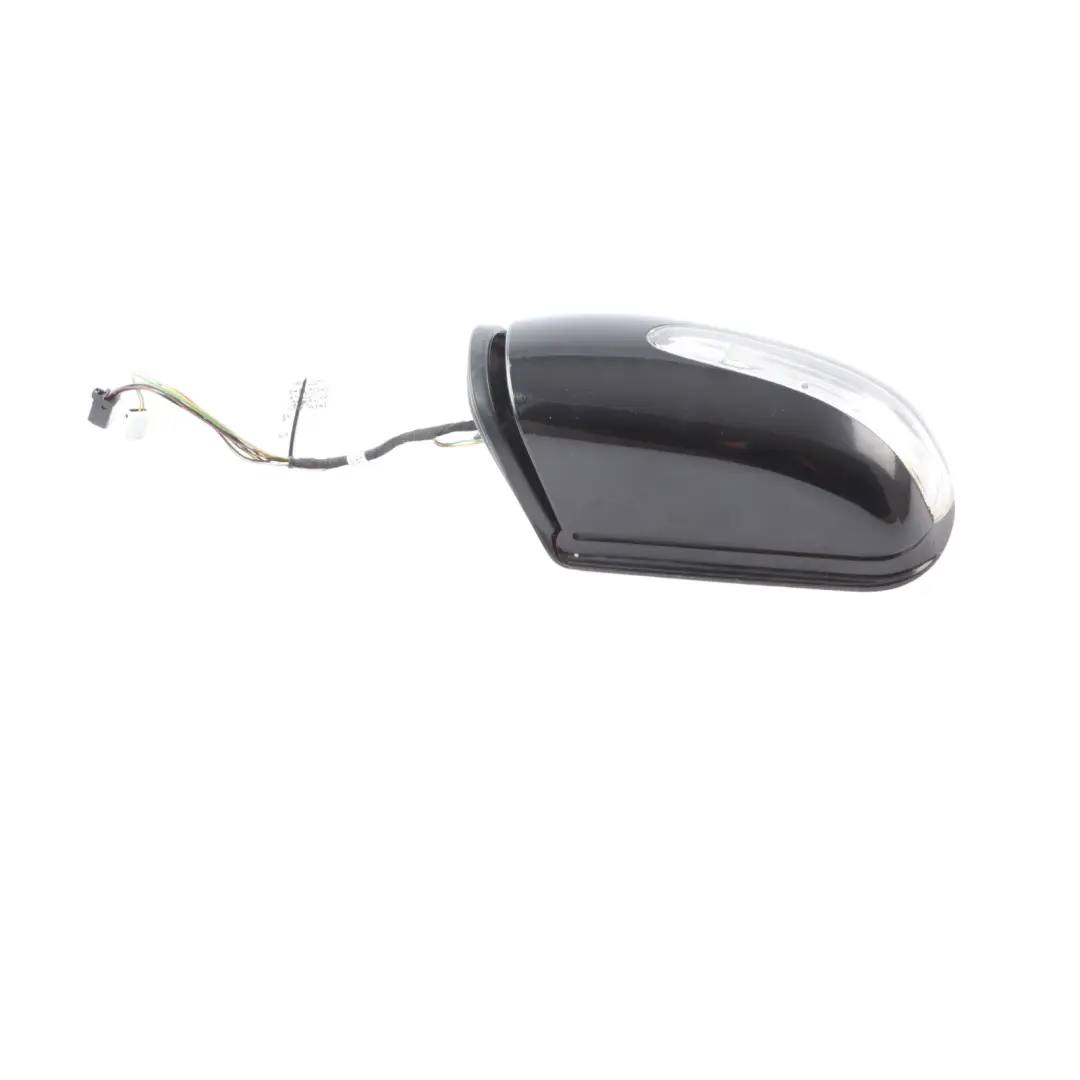 Mercedes W203 Wing Mirror Power Fold Door Left N/S Obsidian Black Metallic - 197