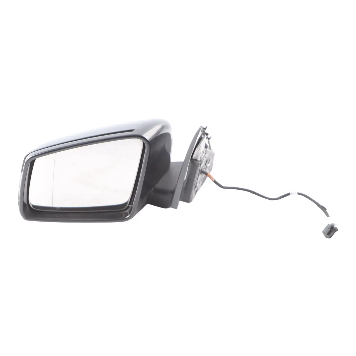 Mercedes W204 Wing Mirror Electric Outside Door Left N/S Obsidian Black - 197