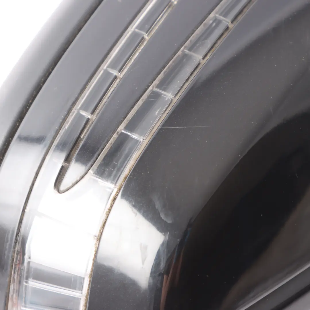 Mercedes W204 Wing Mirror Electric Outside Door Left N/S Obsidian Black - 197