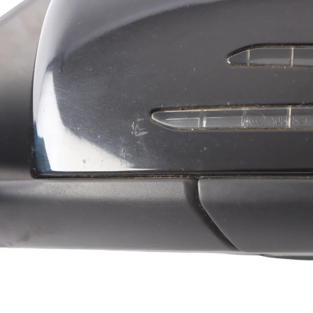 Mercedes W204 Wing Mirror Electric Outside Door Left N/S Obsidian Black - 197