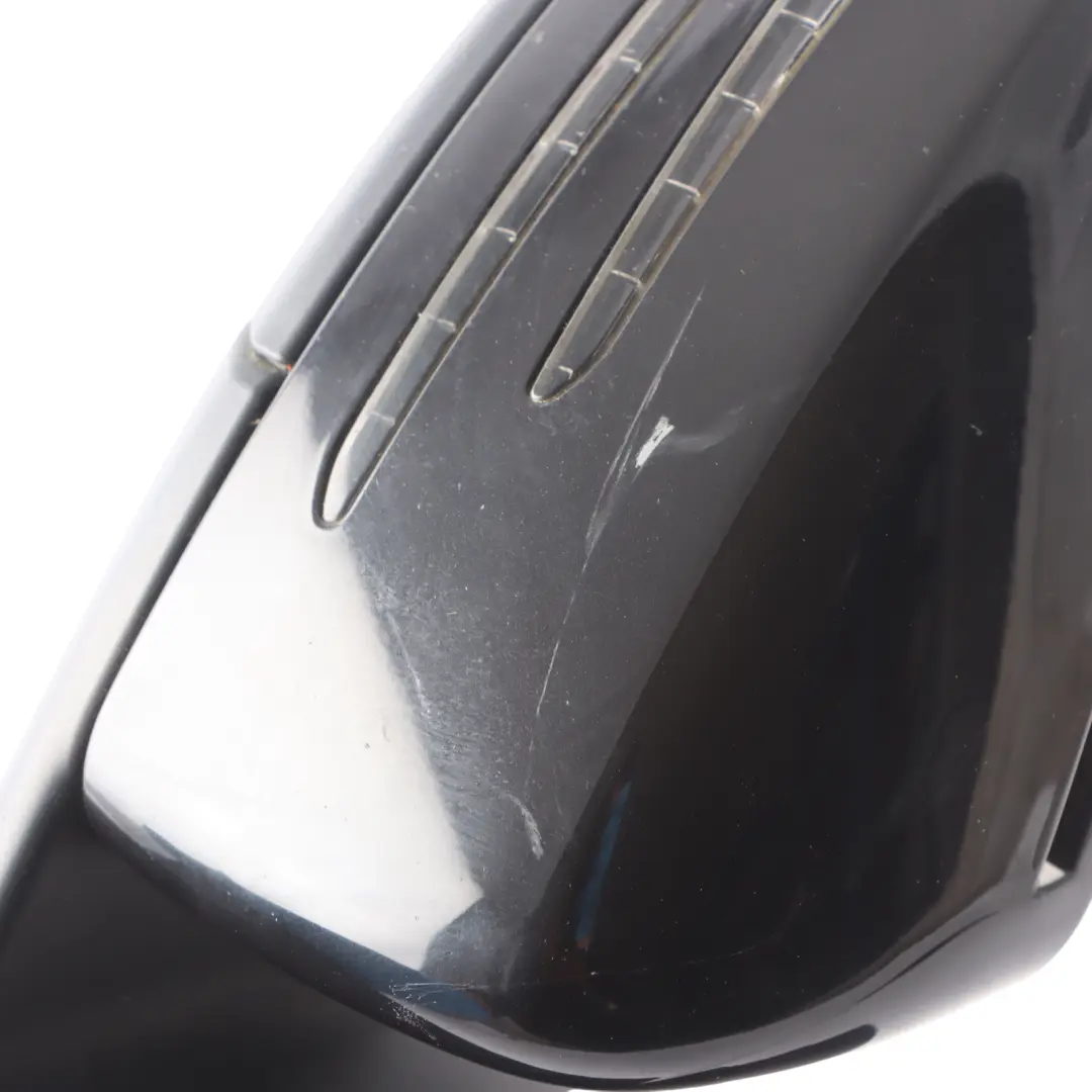 Mercedes W204 Wing Mirror Electric Outside Door Right O/S Obsidian Black - 197