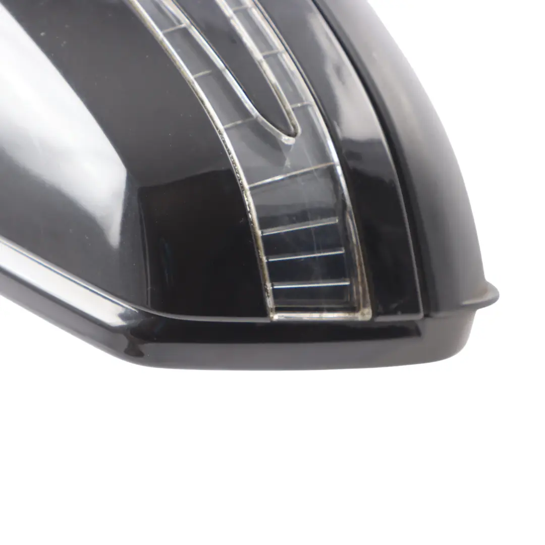 Mercedes W204 Wing Mirror Electric Outside Door Right O/S Obsidian Black - 197