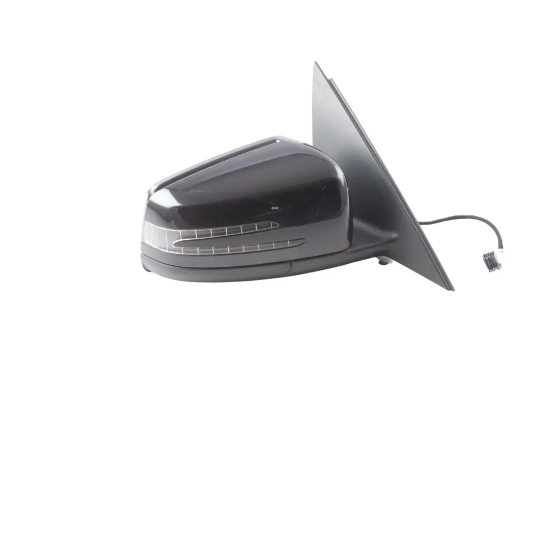 Mercedes W204 Wing Mirror Electric Outside Door Right O/S Obsidian Black - 197