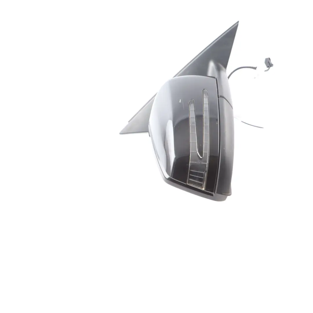 Mercedes W204 Wing Mirror Electric Outside Door Right O/S Obsidian Black - 197
