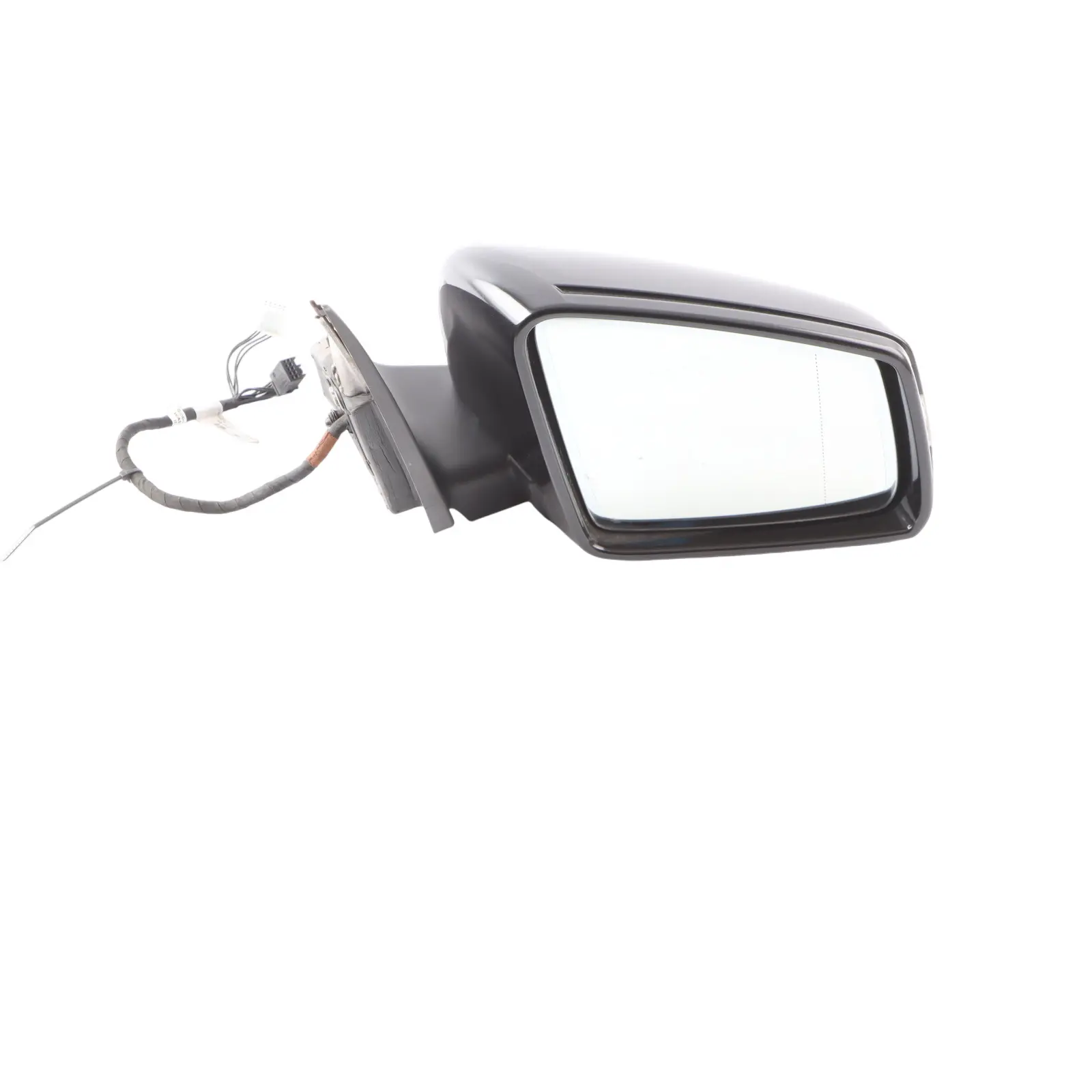 Mercedes W204 Door Wing Mirror Right O/S Power Fold Auto Dip Obsidian Black 197