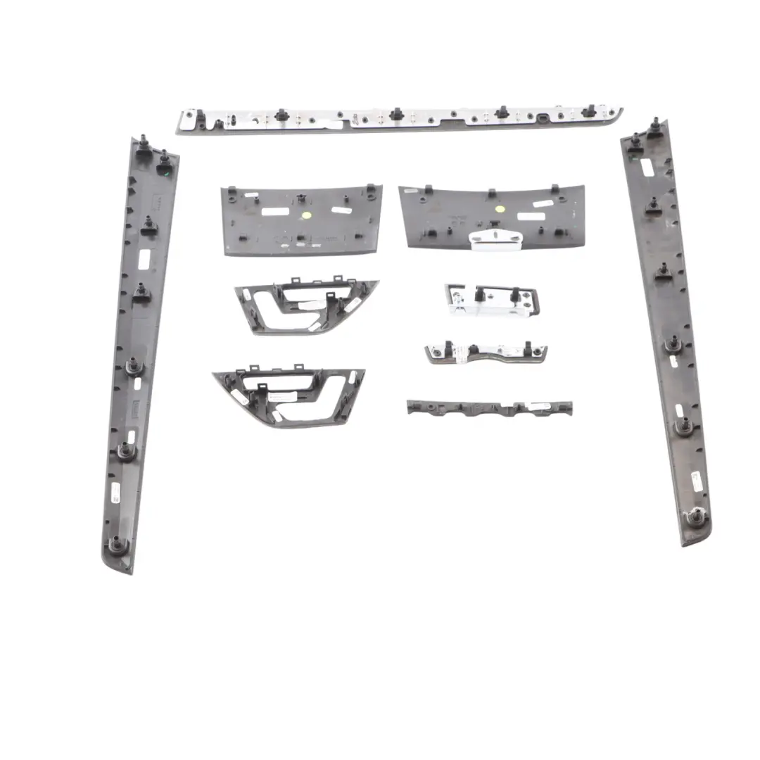 Mercedes W207 Dashboard Strip Centre Console Trims Door Cover Panel Set Wood