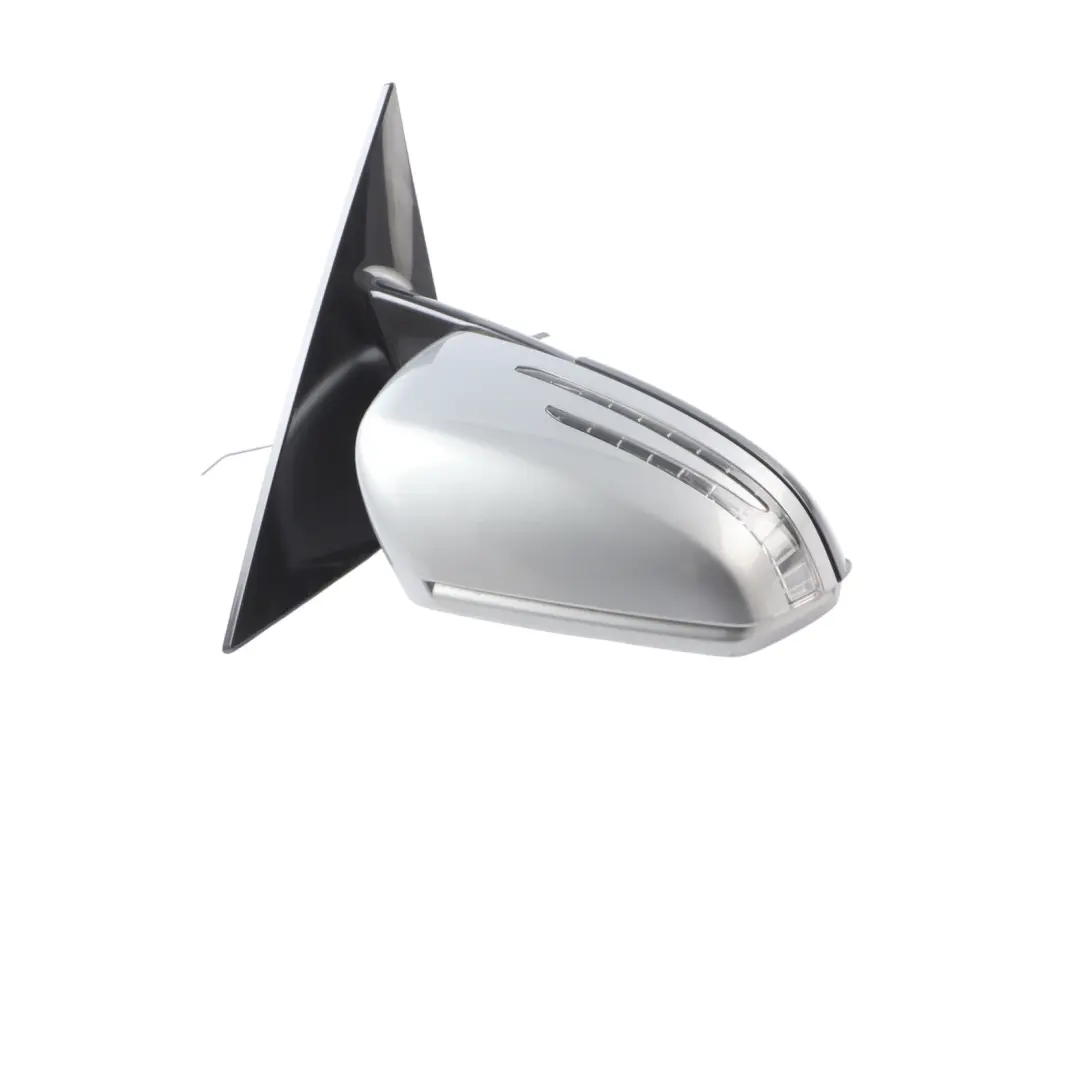 Mercedes W207 Wing Mirror Door Right O/S High Gloss Palladium Silver - 792