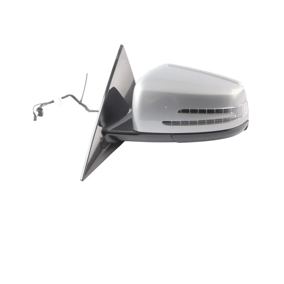 Mercedes W207 Wing Mirror Door Left N/S High Gloss Palladium Silver Metallic-792