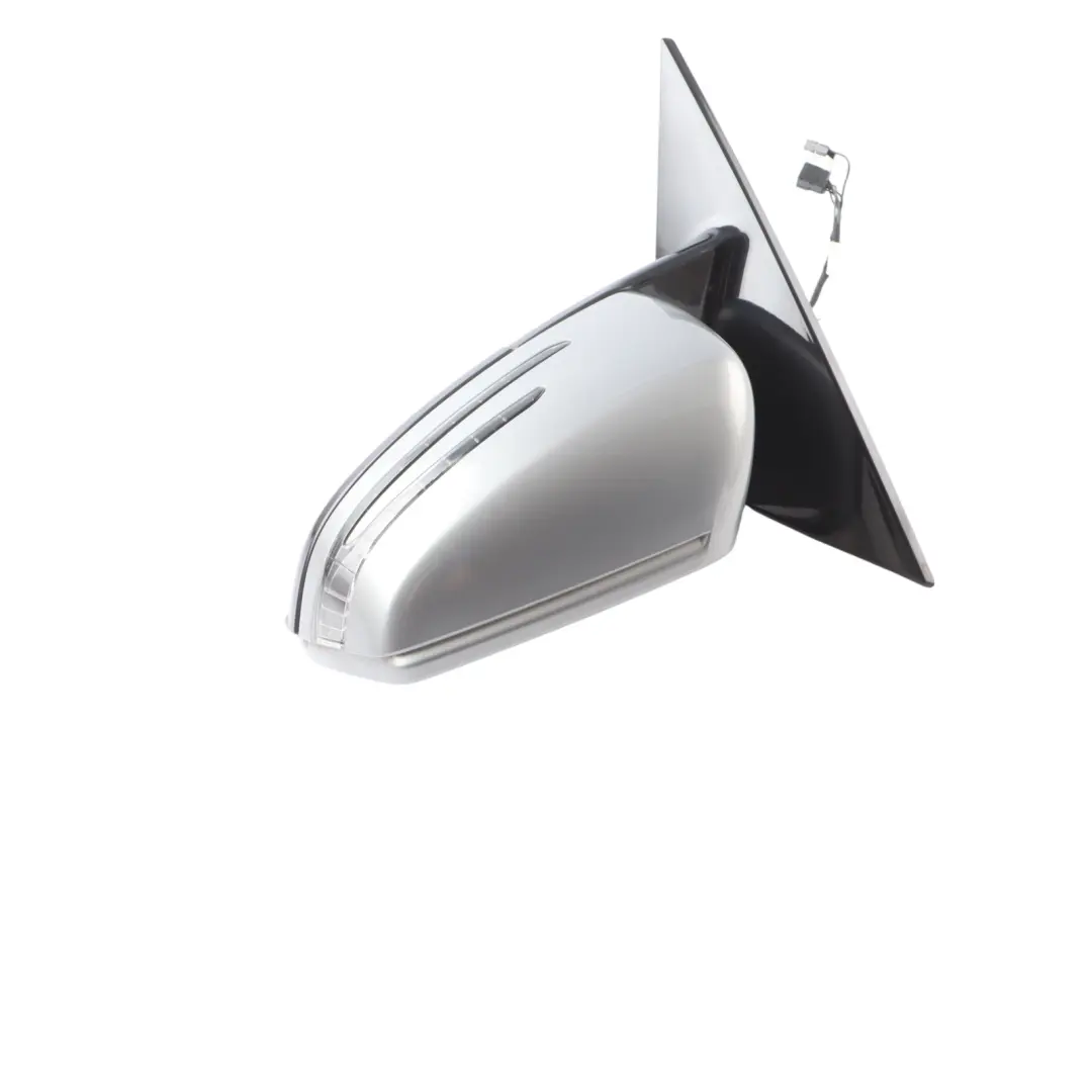 Mercedes W207 Wing Mirror Door Left N/S High Gloss Palladium Silver Metallic-792