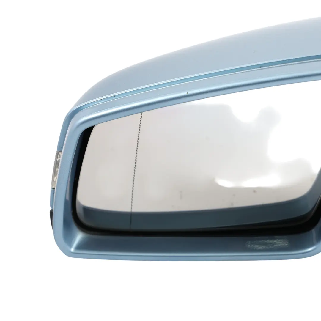 Mercedes S212 Door Wing Mirror Glass Left N/S Indigolite Blue Metallic - 230