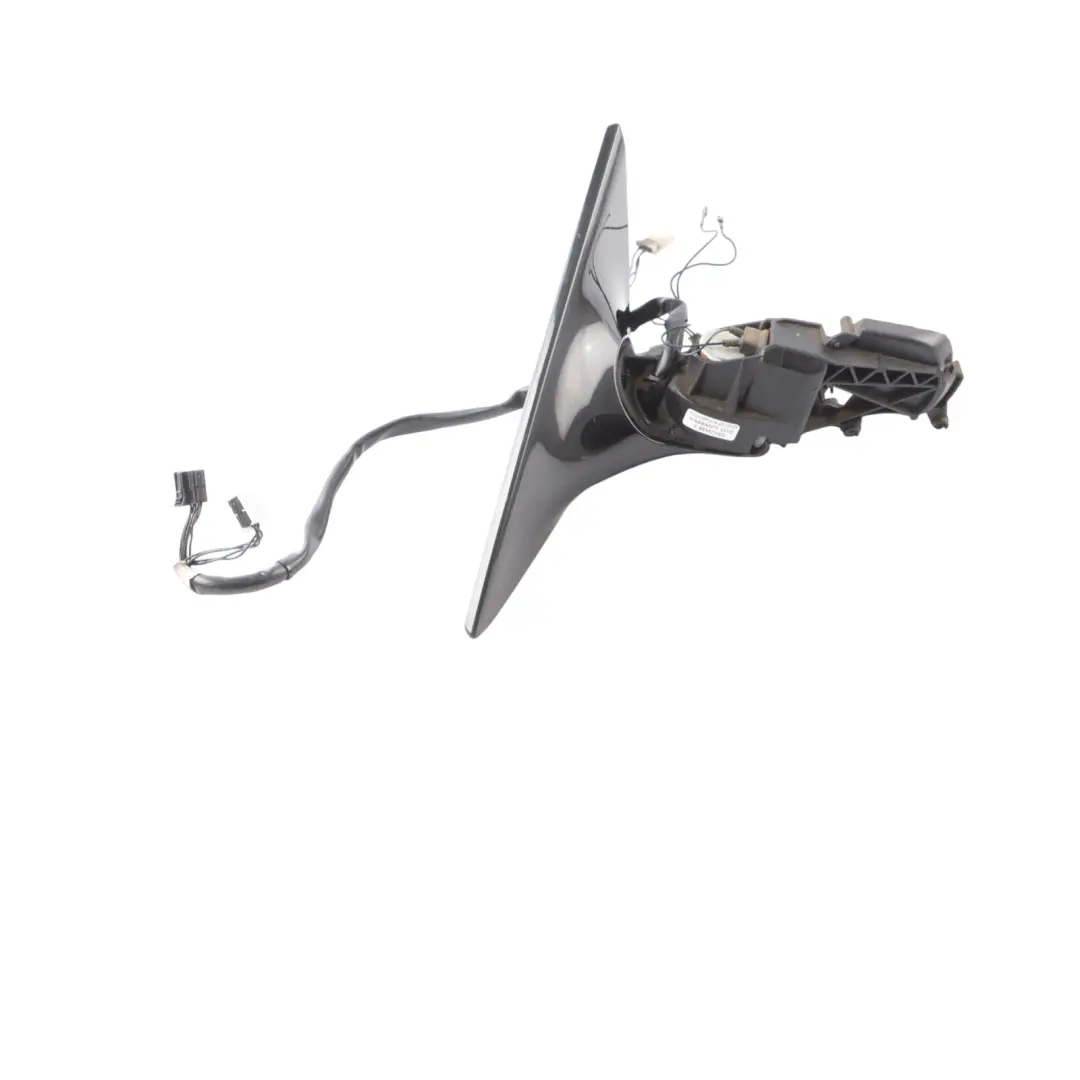 Mercedes CLS C219 Wing Mirror Base Left N/S Power Fold Obsidian Black - 197 