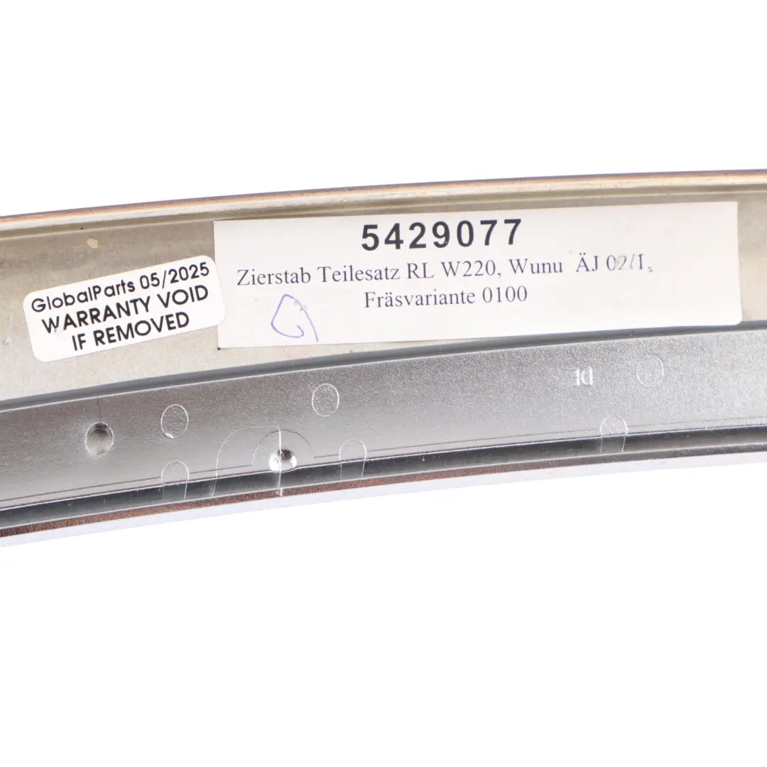 Mercedes W220 Interior Wood Panel Trim Dash Console Door A2206804471